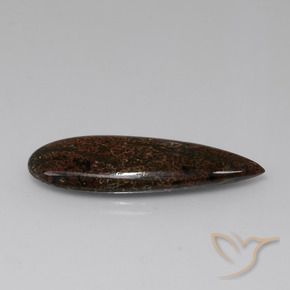 Diaspro Multicolore naturale da 12.43 ct, Forma a pera, Opaco