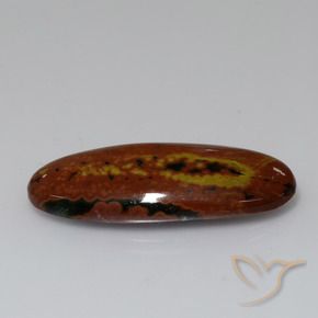 Diaspro Multicolore naturale da 16.54 ct, Ovale, Opaco