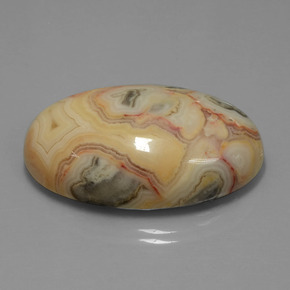 Diaspro Multicolore naturale da 62.14 ct, Taglio ovale, Opaco