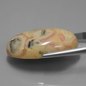 Diaspro Multicolore naturale da 62.14 ct, Taglio ovale, Opaco