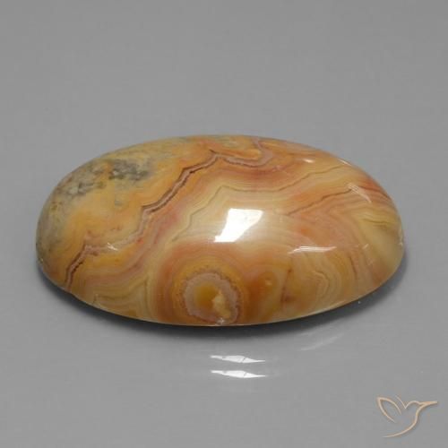 Diaspro Arancione scuro naturale da 61.26 ct, Ovale, Opaco