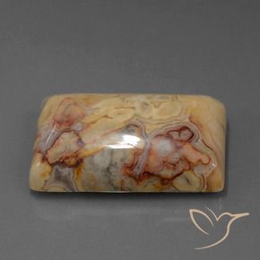 Diaspro Multicolore naturale da 78.22 ct, Taglio a baguette, Opaco