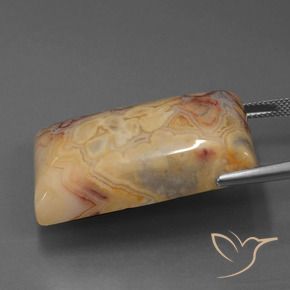 Diaspro Multicolore naturale da 78.22 ct, Taglio a baguette, Opaco