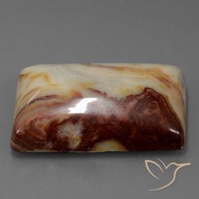 Diaspro Multicolore naturale da 77.71 ct, Taglio a baguette, Opaco