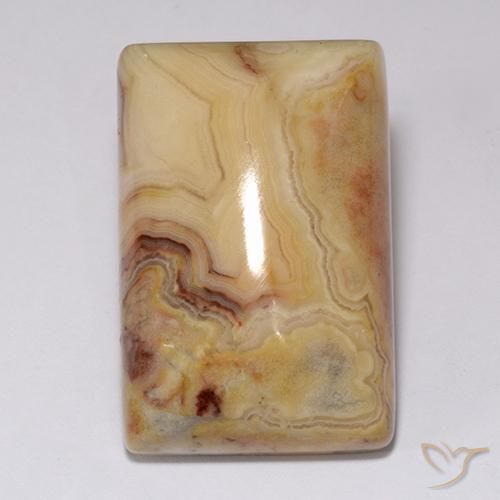 76.14ct Naturale Multicolore Diaspro, Taglio a baguette, Opaco