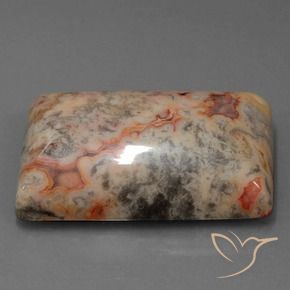Diaspro Multicolore naturale da 74.01 ct, Taglio a baguette, Opaco