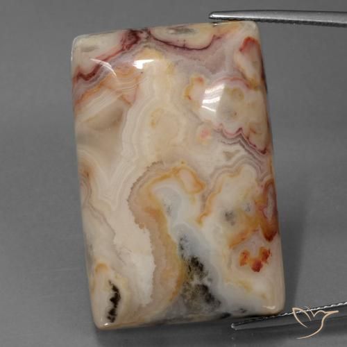 74.01ct Naturale Multicolore Diaspro, Taglio a baguette, Opaco