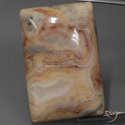 73.08ct Naturale Multicolore Diaspro, Taglio a baguette, Opaco
