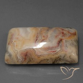 Diaspro Multicolore naturale da 73.08 ct, Taglio a baguette, Opaco