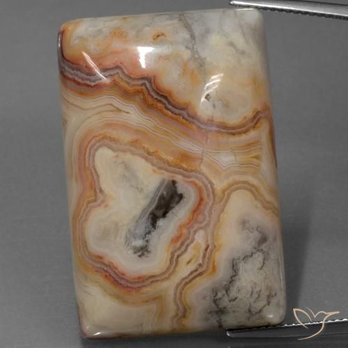72.94ct Naturale Multicolore Diaspro, Taglio a baguette, Opaco