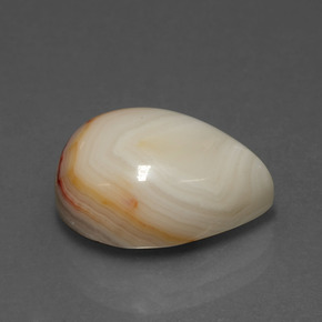 Diaspro naturale multicolore da 9,05 ct, taglio a pera, opaco