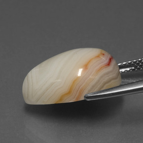 Diaspro naturale multicolore da 9,05 ct, taglio a pera, opaco