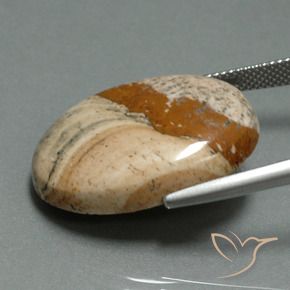 Diaspro Multicolore naturale da 22.11 ct, Ovale, Opaco