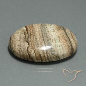 Diaspro Multicolore naturale da 40.60 ct, Ovale, Opaco