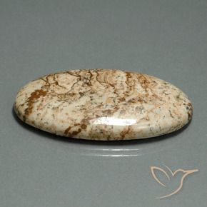 Diaspro Multicolore naturale da 44.26 ct, Ovale, Opaco