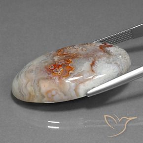 Diaspro Multicolore naturale da 32.76 ct, Ovale, Opaco