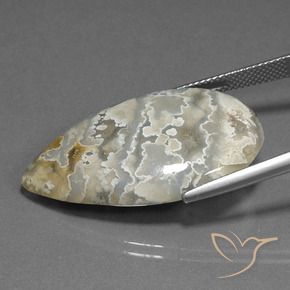 Diaspro Multicolore naturale da 25.00 ct, Forma a pera, Opaco