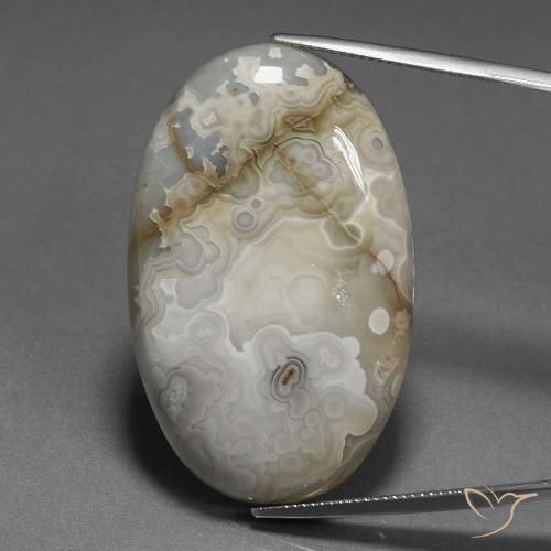 58.83ct Naturale Multicolore Diaspro, Ovale, Opaco