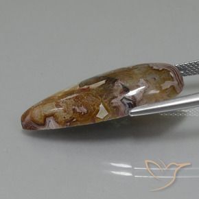 Diaspro Multicolore naturale da 15.06 ct, Forma a pera, Opaco