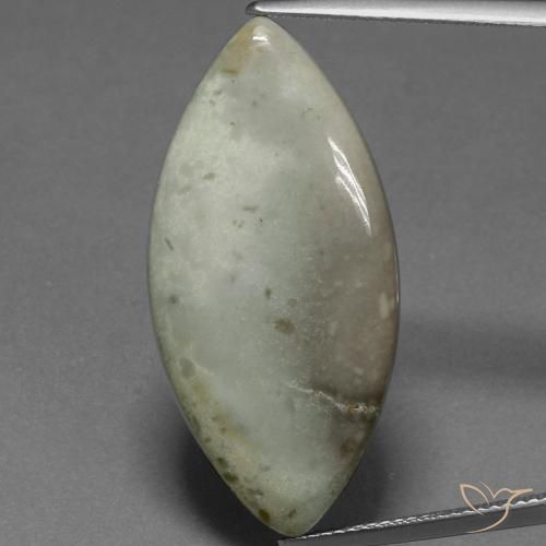 15.30ct Naturale Multicolore Diaspro, Taglio marquise, Opaco