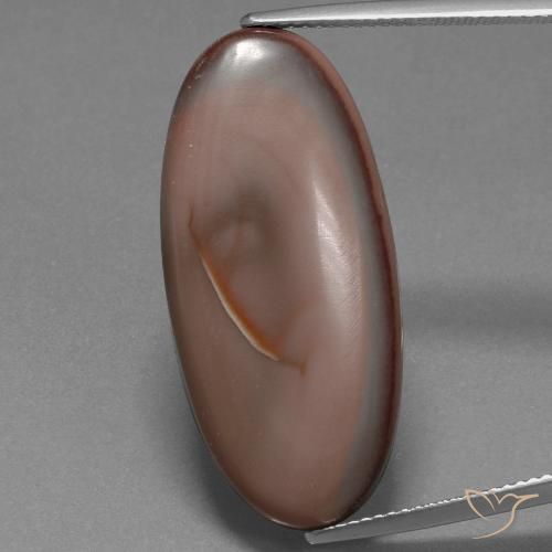 19.40ct Naturale Multicolore Diaspro, Ovale, Opaco