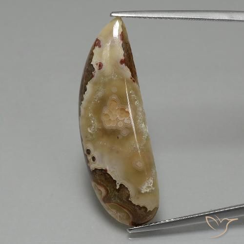 14.43ct Naturale Multicolore Diaspro, Taglio a fantasia, Opaco