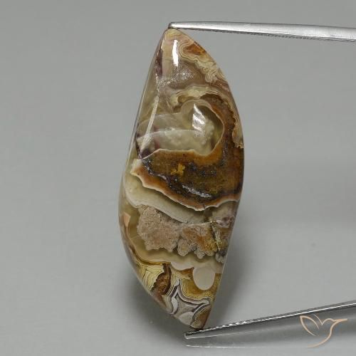 22.13ct Naturale Multicolore Diaspro, Taglio a fantasia, Opaco