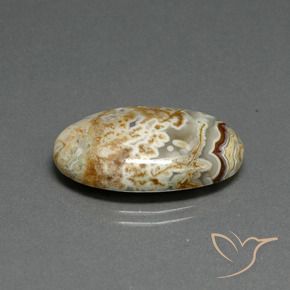Diaspro Multicolore naturale da 14.29 ct, Ovale, Opaco