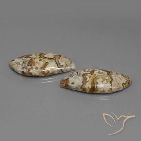 Gemme di Diaspro Multicolore naturale da 42.19 ct, Taglio a fantasia, Opaco