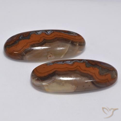 Gemme di Diaspro Multicolore naturale da 37.57 ct, Ovale, Opaco