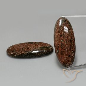Gemme di Diaspro Multicolore naturale da 33.83 ct, Ovale, Opaco