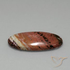 Diaspro Multicolore naturale da 15.75 ct, Ovale, Opaco
