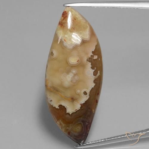 17.69ct Naturale Multicolore Diaspro, Taglio a fantasia, Opaco