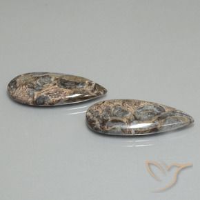 Gemme di Diaspro Multicolore naturale da 21.31 ct, Forma a pera, Opaco