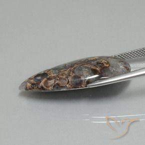 Diaspro Multicolore naturale da 15.05 ct, Forma a pera, Opaco