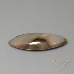 Diaspro Multicolore naturale da 13.74 ct, Taglio marquise, Opaco