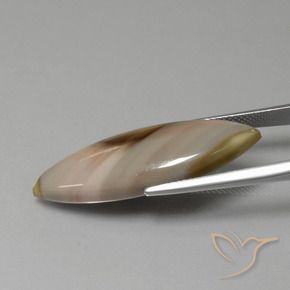 Diaspro Multicolore naturale da 13.74 ct, Taglio marquise, Opaco