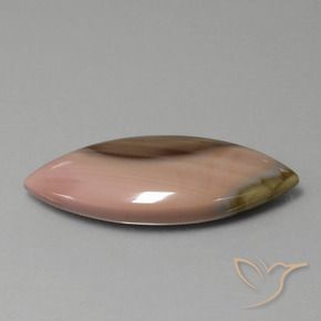 Diaspro Multicolore naturale da 16.57 ct, Taglio marquise, Opaco