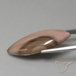Diaspro Multicolore naturale da 16.57 ct, Taglio marquise, Opaco