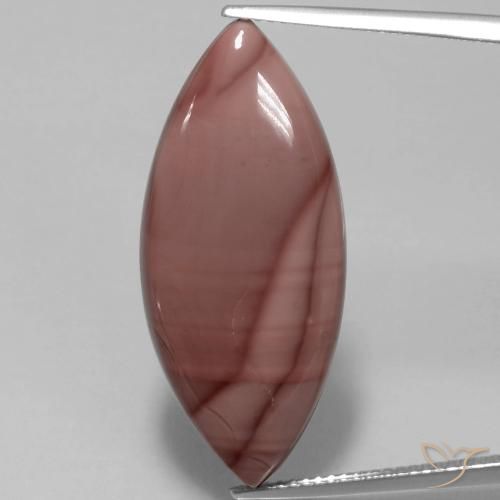 16.18ct Naturale Multicolore Diaspro, Taglio marquise, Opaco
