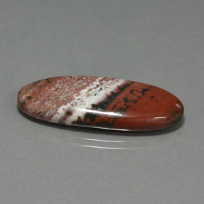 Diaspro Multicolore naturale da 17.25 ct, Taglio ovale, Opaco