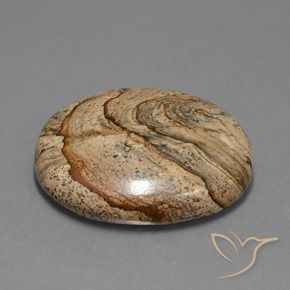 Diaspro Multicolore naturale da 45.92 ct, Ovale, Opaco