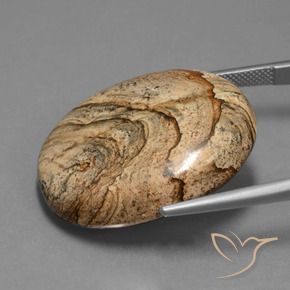 Diaspro Multicolore naturale da 45.92 ct, Ovale, Opaco
