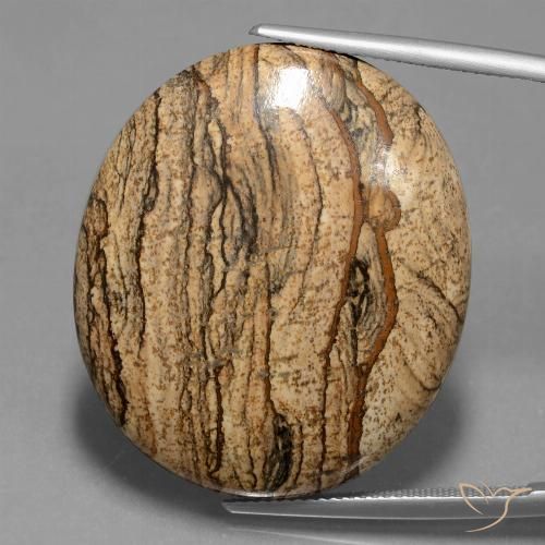 48.53ct Naturale Multicolore Diaspro, Ovale, Opaco