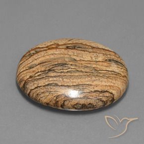 Diaspro Multicolore naturale da 48.53 ct, Ovale, Opaco