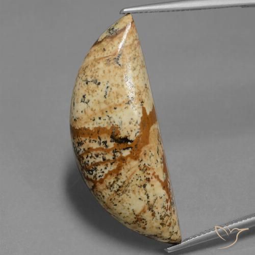 22.98ct Naturale Multicolore Diaspro, Taglio a fantasia, Opaco