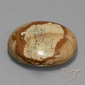 Diaspro Multicolore naturale da 44.93 ct, Ovale, Opaco
