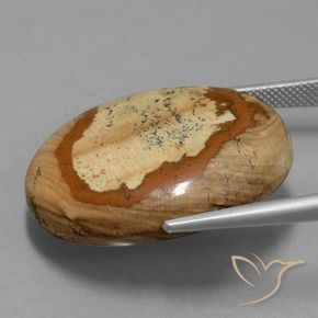 Diaspro Multicolore naturale da 44.93 ct, Ovale, Opaco