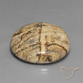 Diaspro Multicolore naturale da 37.82 ct, Ovale, Opaco