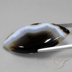 Diaspro Multicolore naturale da 49.54 ct, Taglio marquise, Traslucido